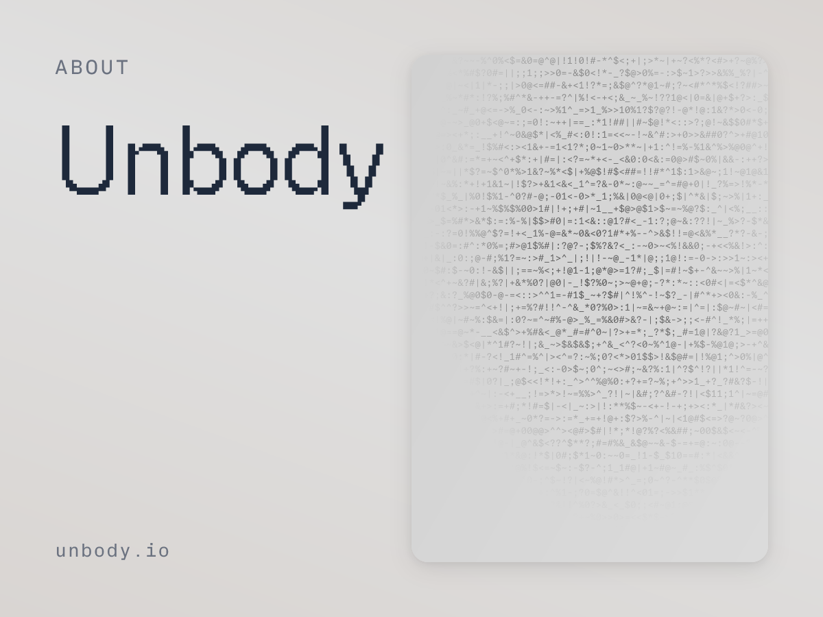 Unbody logo